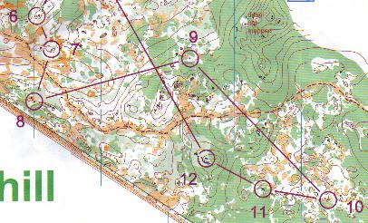 M21A map segment Brocolli Hill